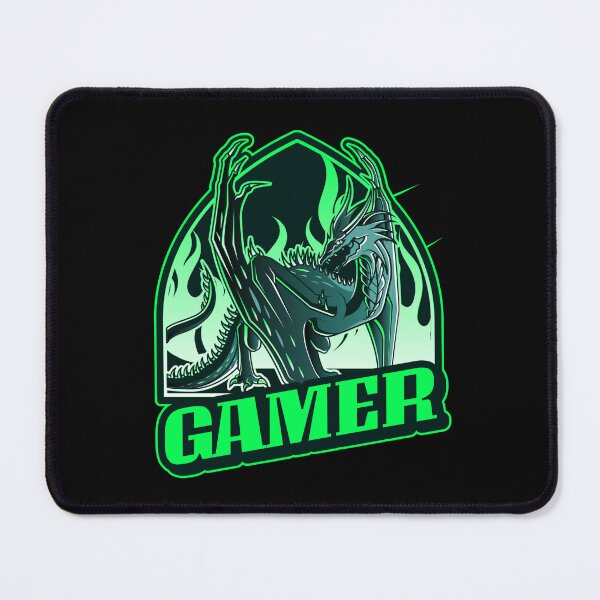 Item preview, Gamer with Winged Dragon in Flames designed and sold by PRIVARSHU.