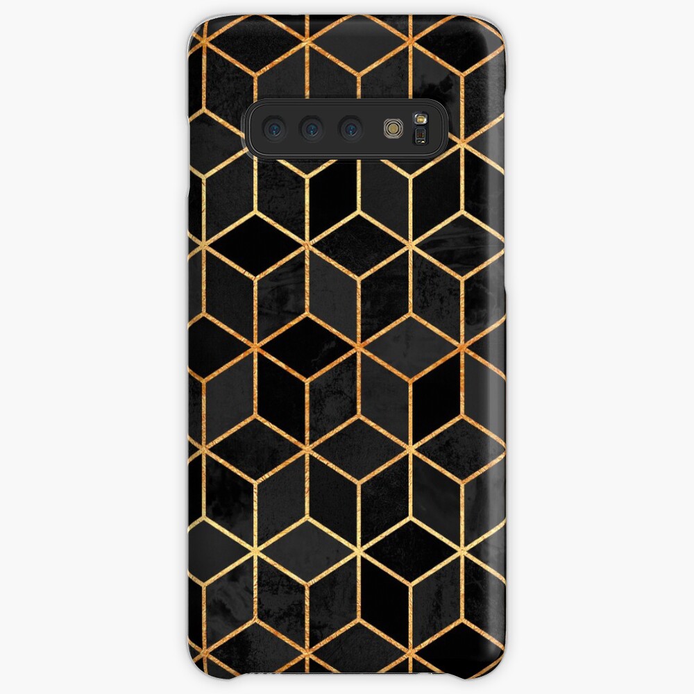 Black Cubes Case & Skin for Samsung Galaxy