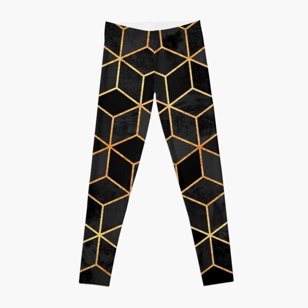 Black Cubes Leggings