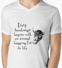 Begging For Its Life Men's V-Neck T-Shirt