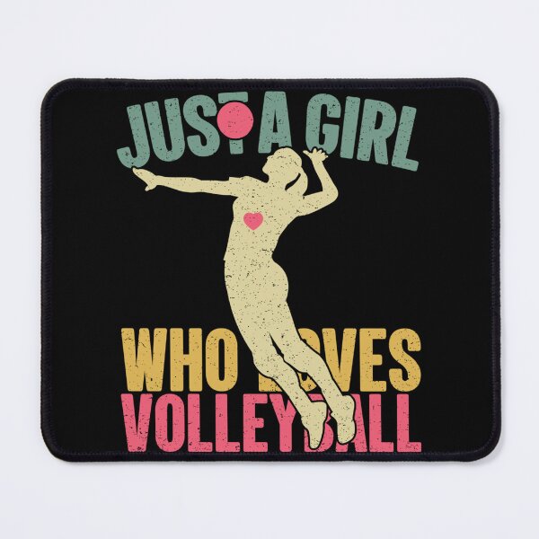 Item preview, Just A Girl Who Loves Volleyball Bunt Sticker designed and sold by janlzmaude.