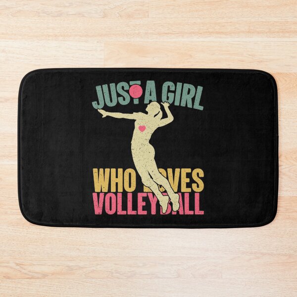 Item preview, Just A Girl Who Loves Volleyball Bunt Sticker designed and sold by janlzmaude.