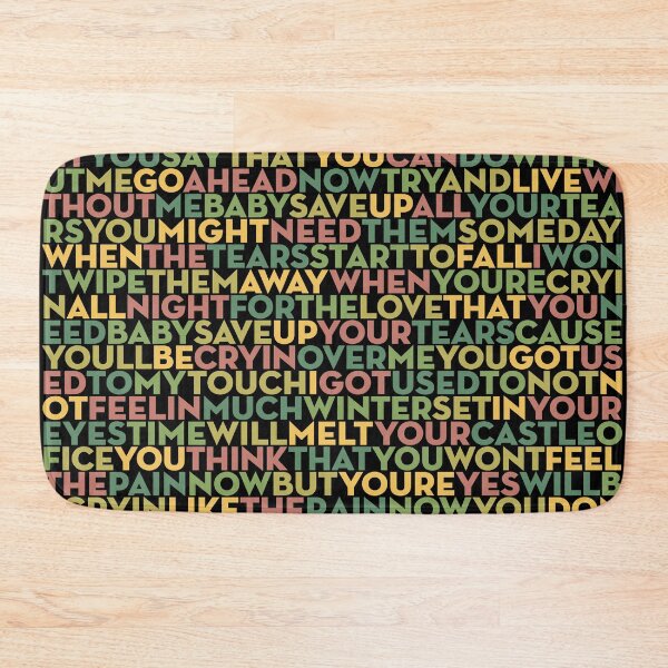Item preview, Save Up All Your Tears - Cher (lyrics) v.3 designed and sold by x1brett.