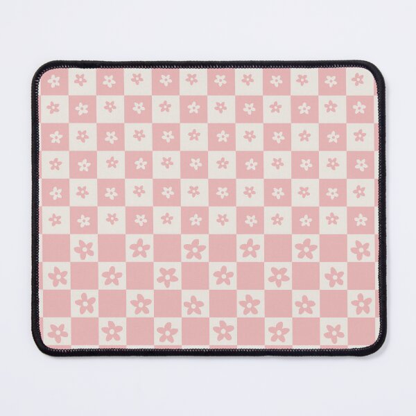 Item preview, Abstract Floral Checker Pattern 20 in Pink Beige designed and sold by nineFlorals.