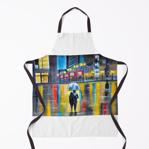 Item preview, City Romance in the rain valentine gift art designed and sold by artbymanjiri.