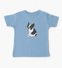Say hello to the cute double hooded pied French Bulldog Baby Tee