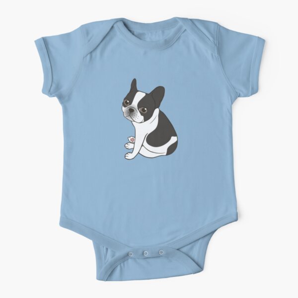 BABBY Baby Infant Boys Girls Fun Print Bodysuit Dancing French Bulldog