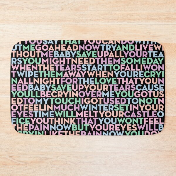 Item preview, Save Up All Your Tears - Cher (lyrics) v.7 designed and sold by x1brett.