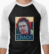 Peep Show Super Hans Crack Poster Men's Baseball ¾ T-Shirt