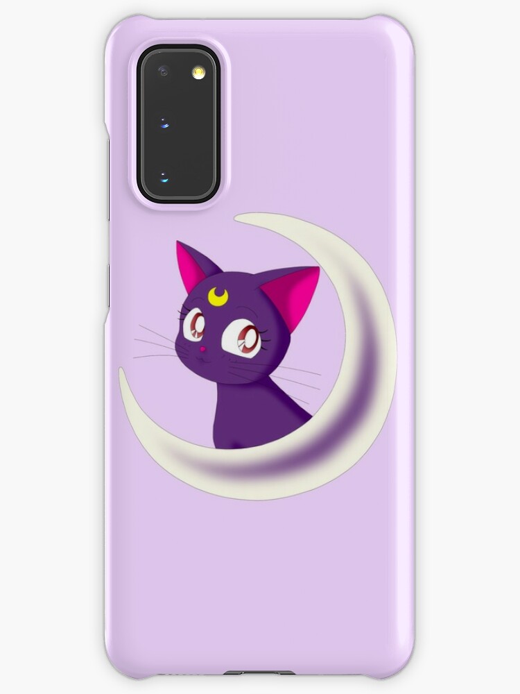 Luna Cat Sailor Moon Case Skin For Samsung Galaxy By Watermelonecats Redbubble