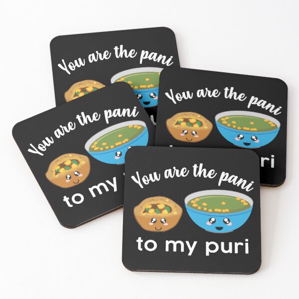 Item preview, You are the pani to my puri funny Indian Food Valentines day lover designed and sold by alltheprints.
