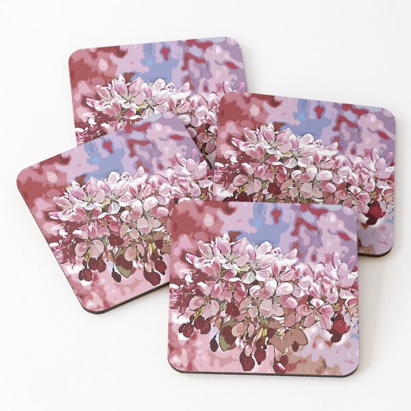 Item preview, Crabapple tree color print designed and sold by artdragongift 15.