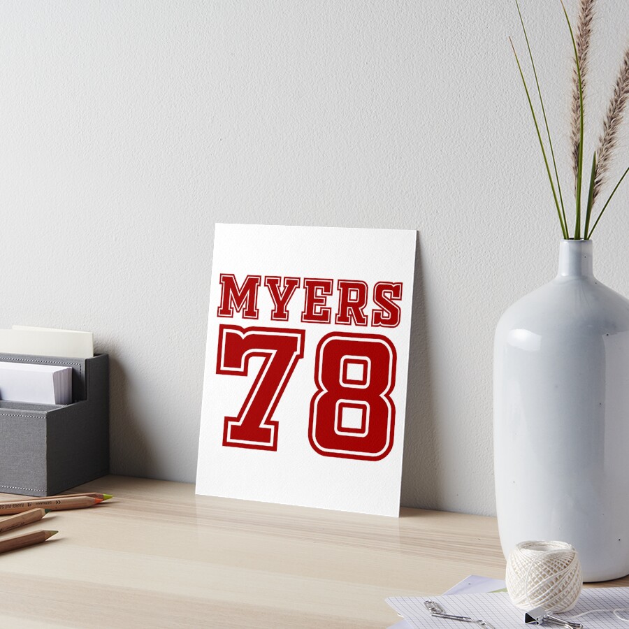"Michael Myers Football Jersey " Art Board Print for Sale by acghouse1
