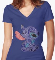 Fitted V-Neck T-Shirt experimento 626