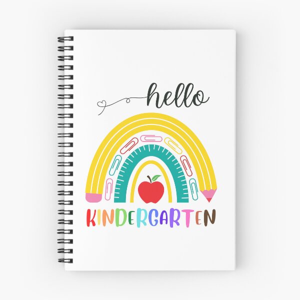 Item preview, Hello Kindergarten - Kindergarten Tee - First Day of School Shirt - Gift for Kindergarten Students and Teachers - Rainbow Kindergarten Design designed and sold by Pawfect-Purr.