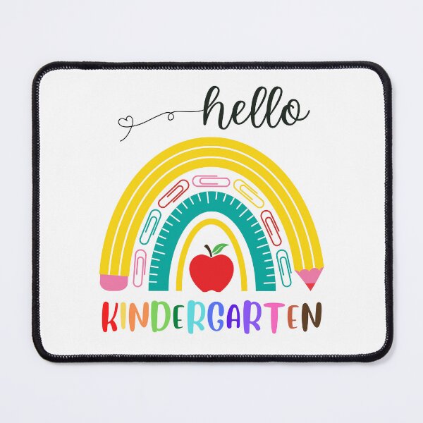 Item preview, Hello Kindergarten - Kindergarten Tee - First Day of School Shirt - Gift for Kindergarten Students and Teachers - Rainbow Kindergarten Design designed and sold by Pawfect-Purr.