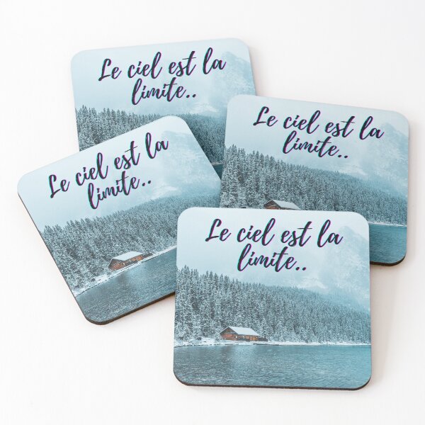 Item preview, Sky is not the limit - popular french quotes theme gifts  designed and sold by RebelliousRosee.