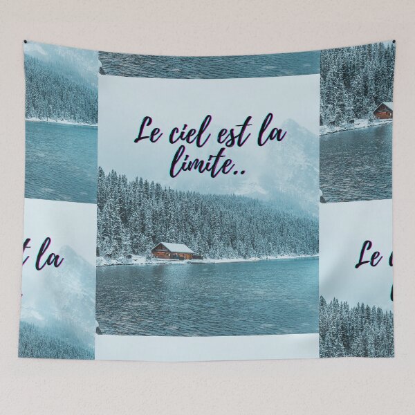Item preview, Sky is not the limit - popular french quotes theme gifts  designed and sold by RebelliousRosee.