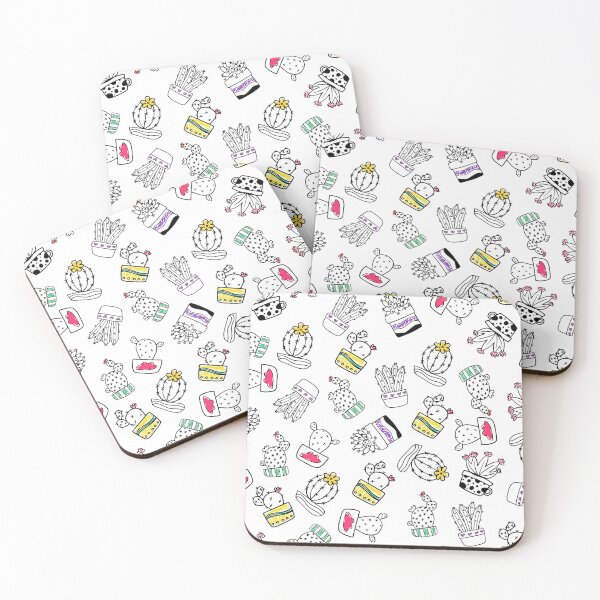 Item preview, Doodle cacti pattern designed and sold by FunnyChameleon.