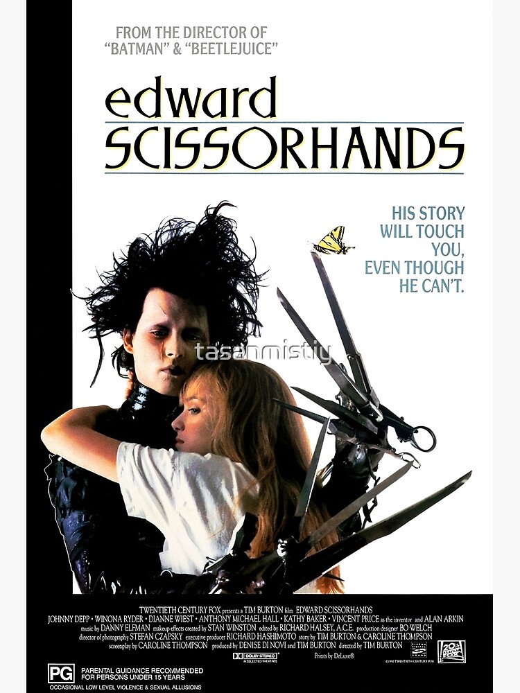 Discover Edward Scissorhands Premium Matte Vertical Poster