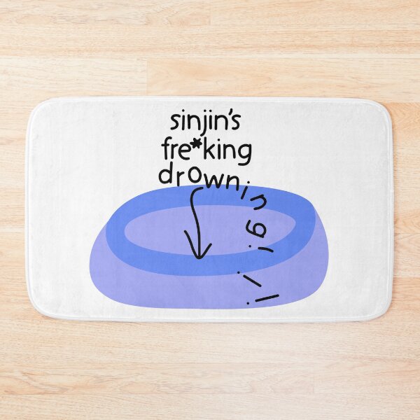 Item preview, Sinjin’s Freking Drowning!!! Sticker by JillianSkye Shirt designed and sold by barremiles942.