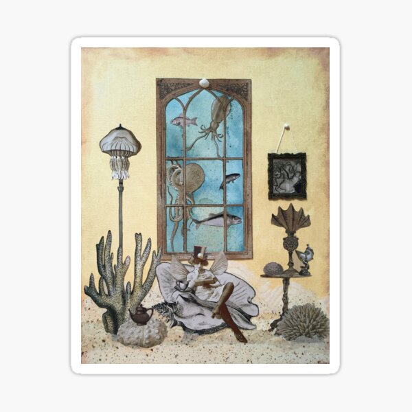 Item preview, Undersea Reading Room designed and sold by WinonaCookie.