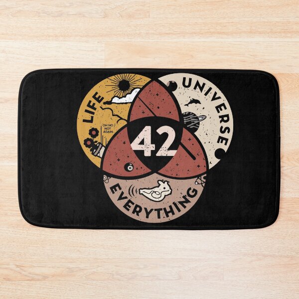 Item preview, 42 The Answer To Life The Universe And Everything Vintage Version Shirt designed and sold by barremiles942.