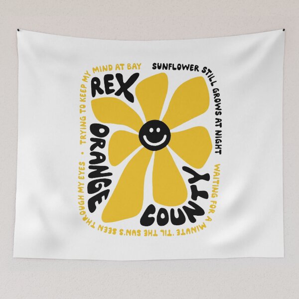 Artikelvorschau, Rex Orange County Sunflower nagt immer noch nachts entworfen und verkauft von hesteellio89.