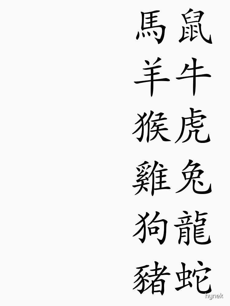 Chinese Zodiac Signs: All 12 by hynek