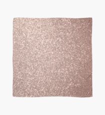 Pink Rose Gold Metallic Glitter Scarf