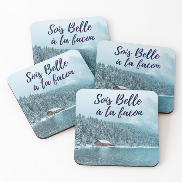 Item preview, Be beautiful in your own way - popular French quotes theme gifts  designed and sold by RebelliousRosee.