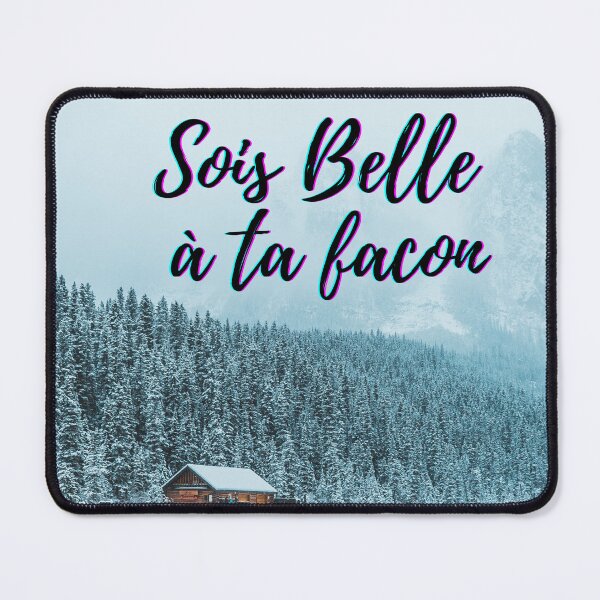 Item preview, Be beautiful in your own way - popular French quotes theme gifts  designed and sold by RebelliousRosee.