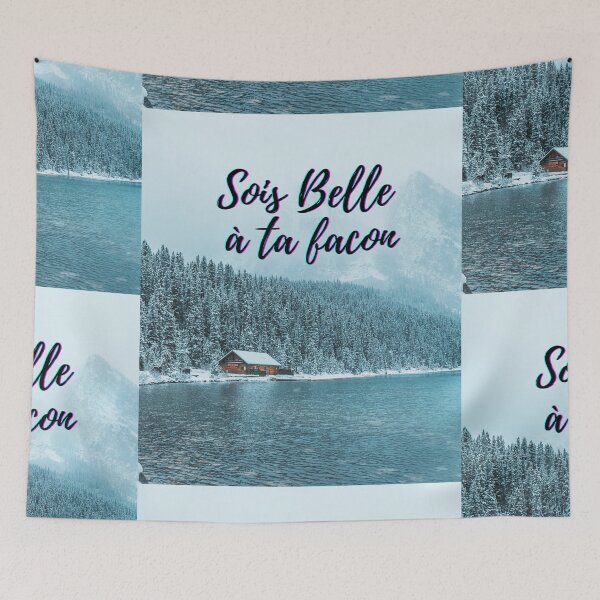 Item preview, Be beautiful in your own way - popular French quotes theme gifts  designed and sold by RebelliousRosee.