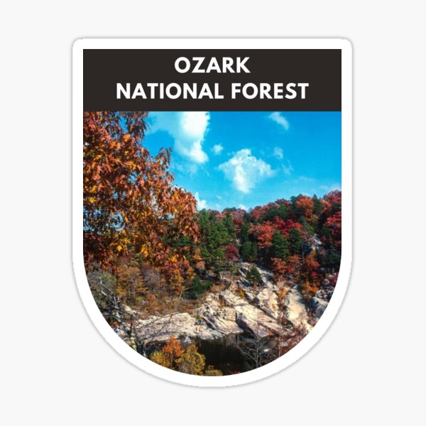 &ldquo;Ozark National Forest - Silver Mines Rec Area&rdquo; Sticker for Sale by