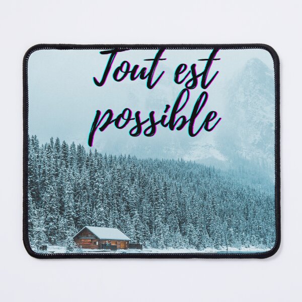 Item preview, Anything is possible - popular french quotes theme gifts designed and sold by RebelliousRosee.