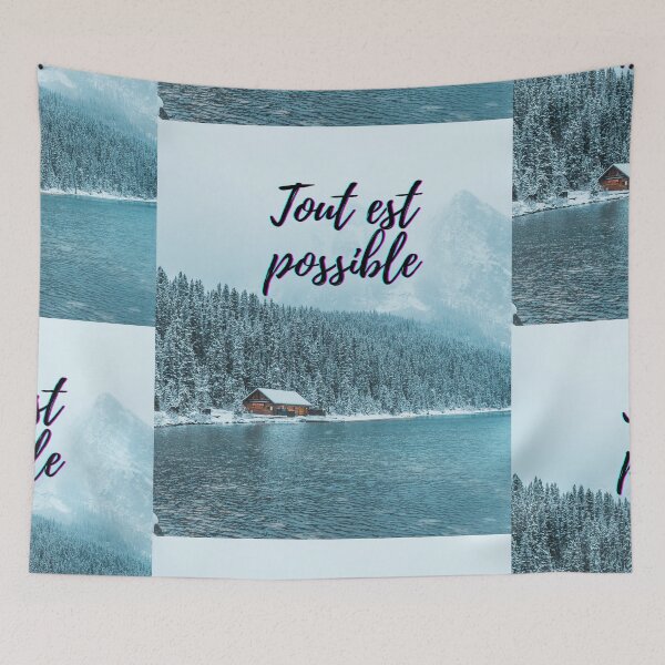 Item preview,  Anything is possible - popular french quotes theme gifts  designed and sold by RebelliousRosee.