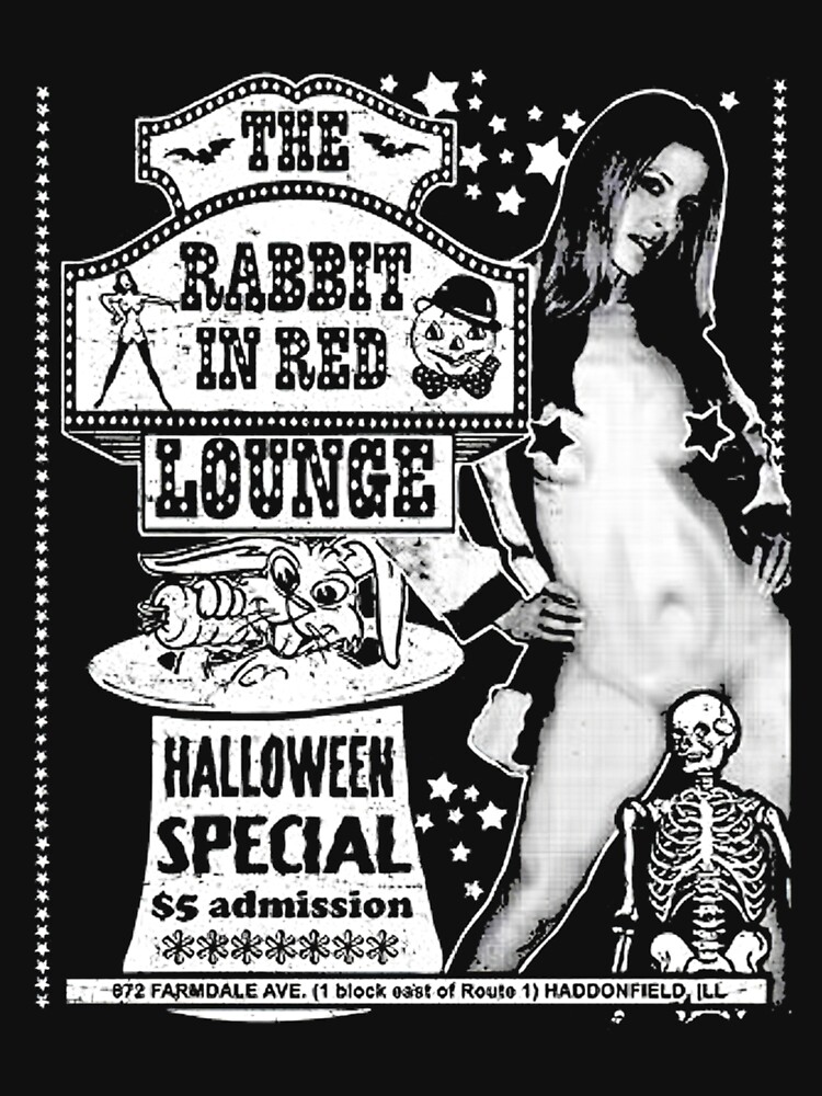 Thumbnail 7 of 7, Classic T-Shirt, The-Rabbit-In-Red-Lounge-Halloween designed and sold by acghouse1.