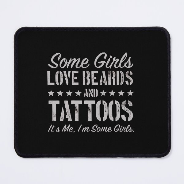 Item preview, Beards and Tattoos It's Me Some Girls Women's V-Neck T-Shirt designed and sold by barremiles942.