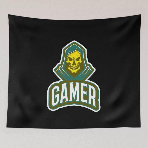Item preview, Gamer with Mad Skull designed and sold by PRIVARSHU.