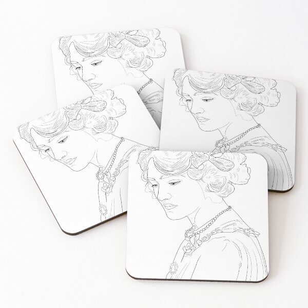 Item preview, Gibson Girl Coloring Book Page designed and sold by AlienPharaoh.