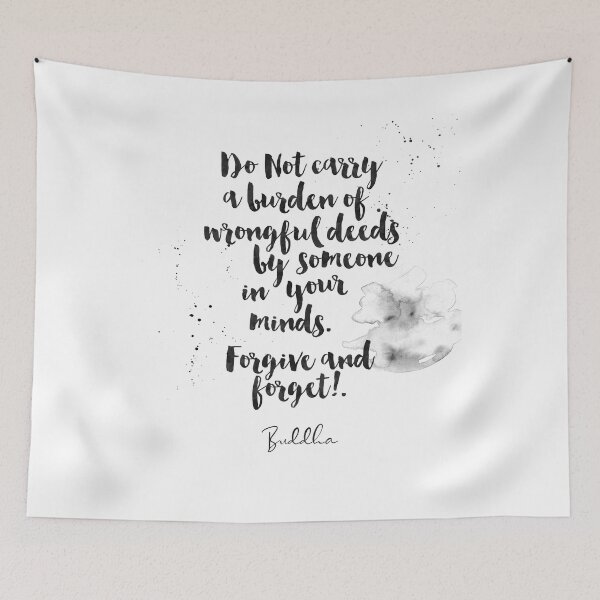 Item preview, Do Not Carry A Burden of Wrongful Deeds by Someone in Your Minds - Quotes On Being Broken by Buddha designed and sold by Buddhaport.