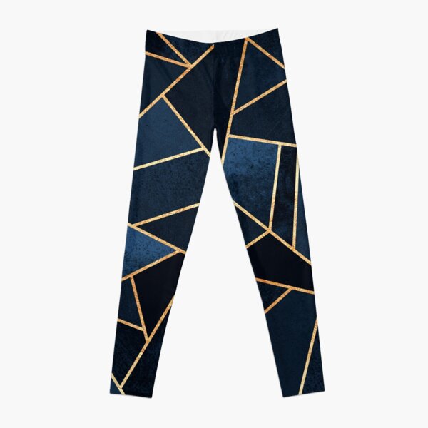 Piedra azul marino Leggings