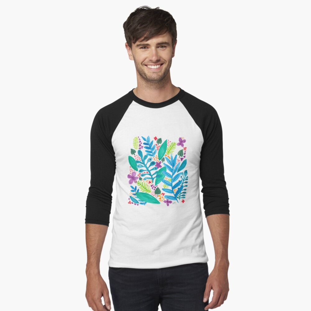 Item preview, Baseball ¾ Sleeve T-Shirt designed and sold by lauramaxwell.