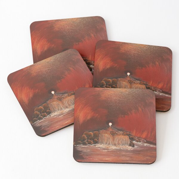 Item preview, Painting Hidden, Modern painting of a cave designed and sold by Anke Franikowski.