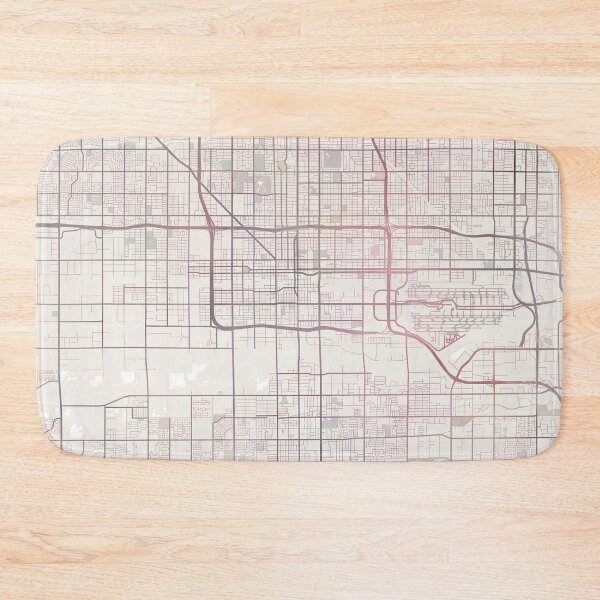 Item preview, Phoenix Map, Phoenix City, Phoenix Arizona designed and sold by TheRedFinch.