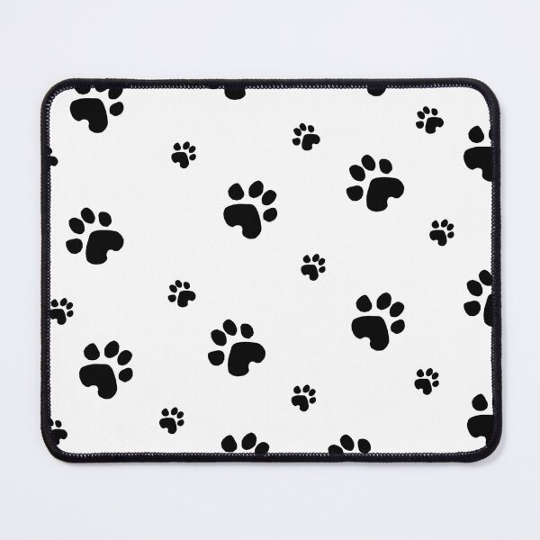 Item preview, repeating paw print pattern designed and sold by ODINDISA.