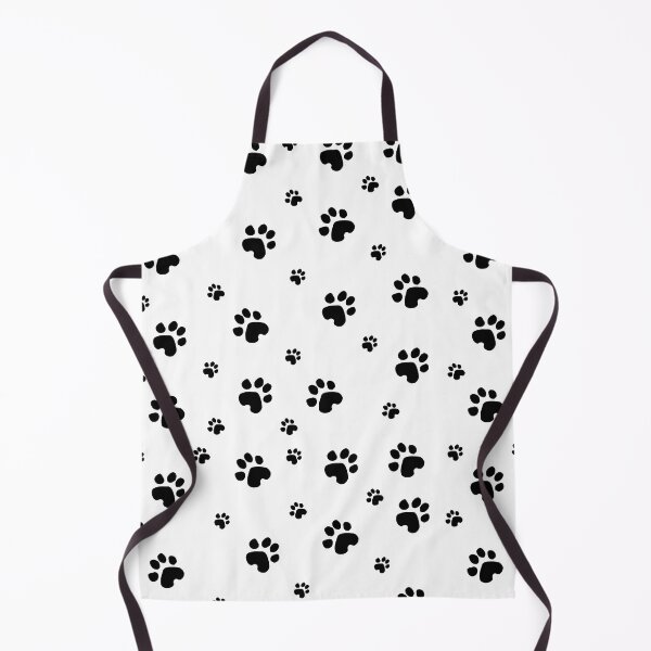 Item preview, repeating paw print pattern designed and sold by ODINDISA.