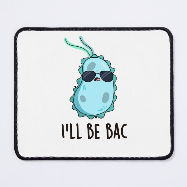 Item preview, I'll Be Bac Funny Biology Bacteria Puns  designed and sold by punnybone.