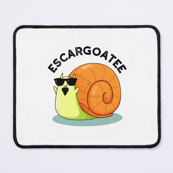 Item preview, Escargoatee Funny Escargot Puns designed and sold by punnybone.