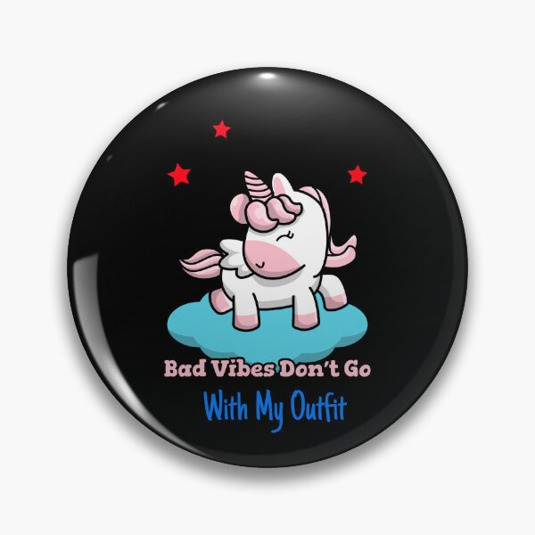Item preview, Bad Vibes Dont Go with My Outfit  designed and sold by Echo Aesthetics.